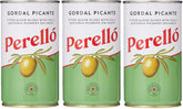 Perello Gordal Pitted Green Olives, 3 x 350g